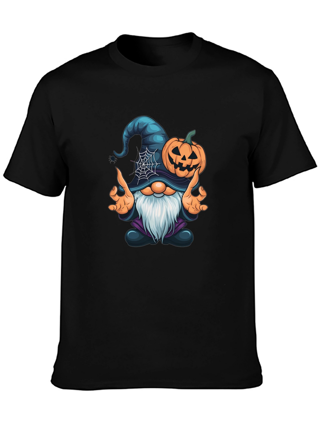 Halloween Gnome T-Shirt - Witch Pumpkin Graphic Tee