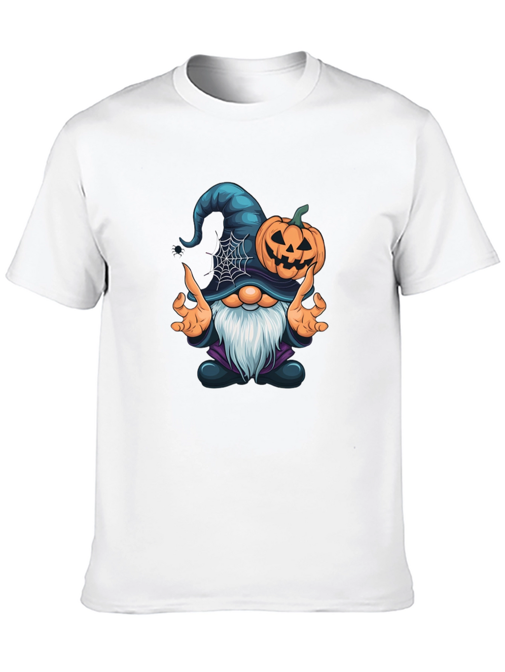 Halloween Gnome T-Shirt - Witch Pumpkin Graphic Tee