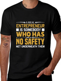 Entrepreneurial T-Shirt: No Safety Net Design