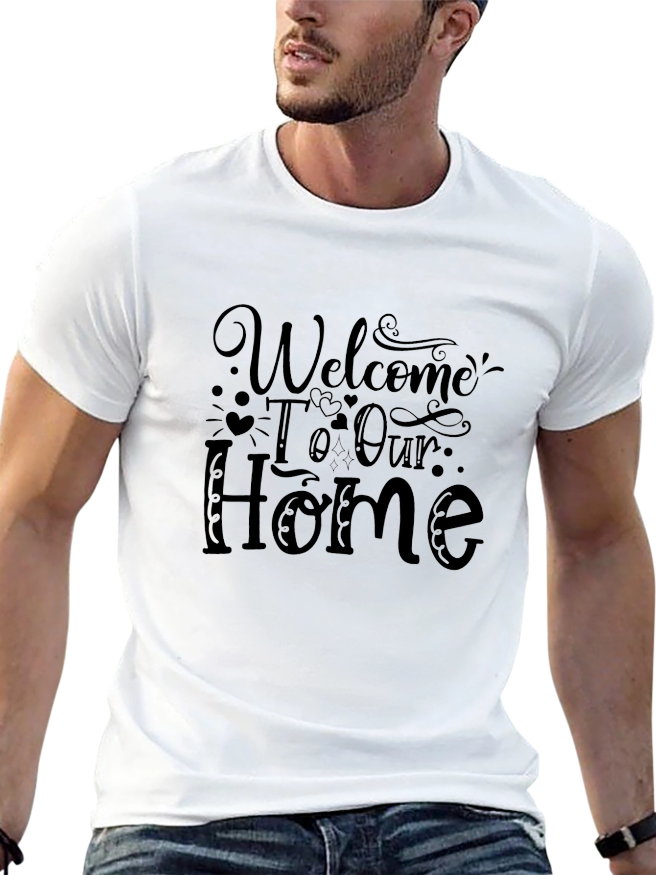 Welcome To Our Home Graphic T-Shirt