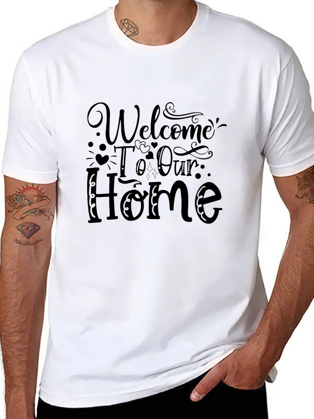 Welcome To Our Home Graphic T-Shirt