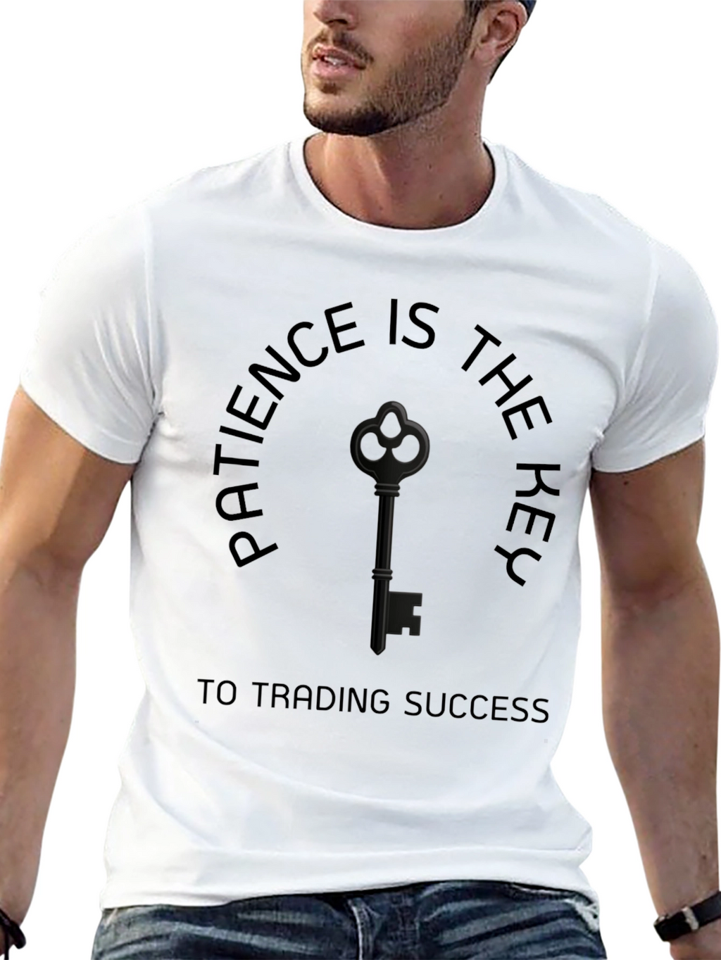 Patience Key Trading Success Graphic T-Shirt