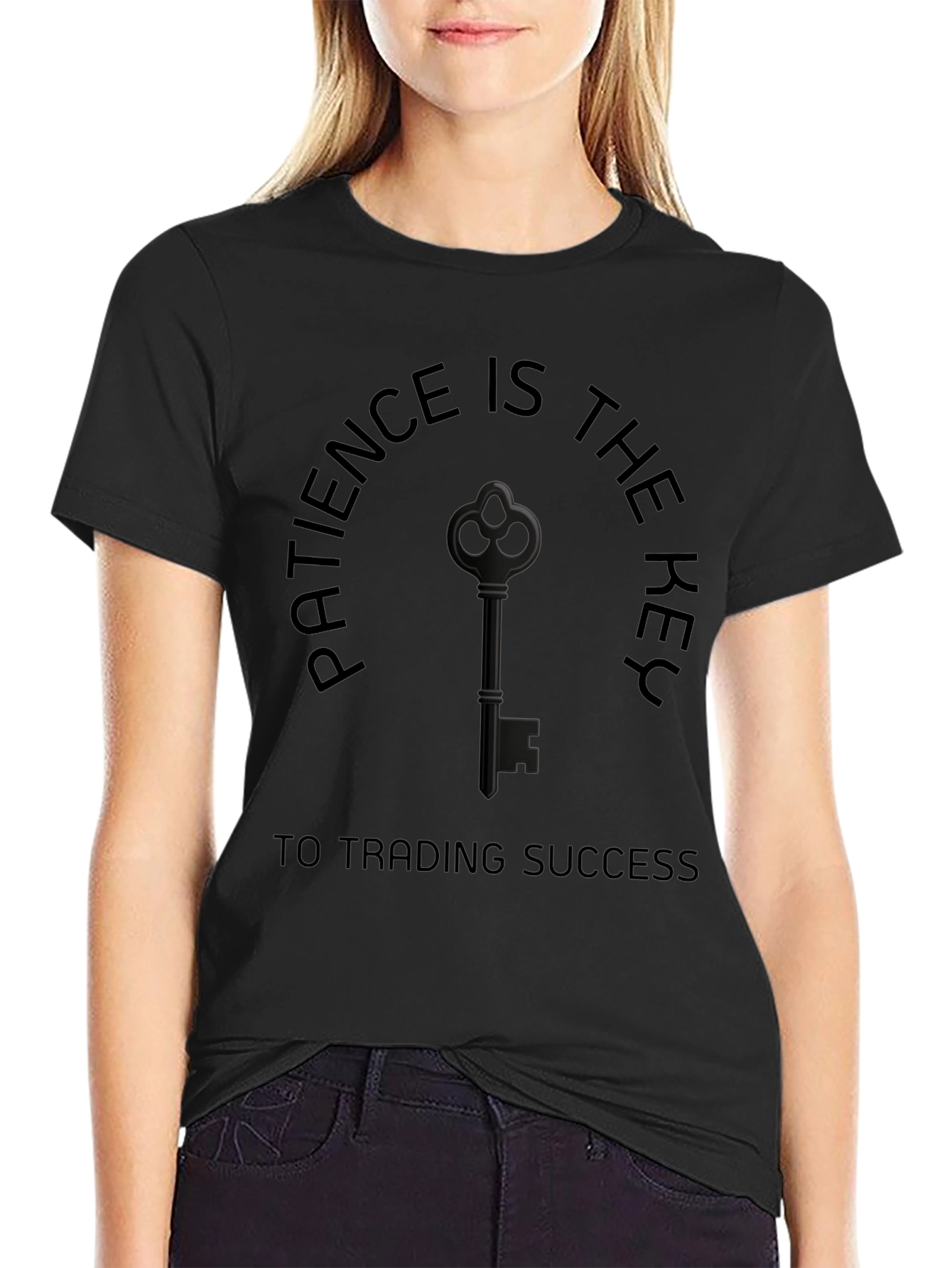 Patience Key Trading Success Graphic T-Shirt