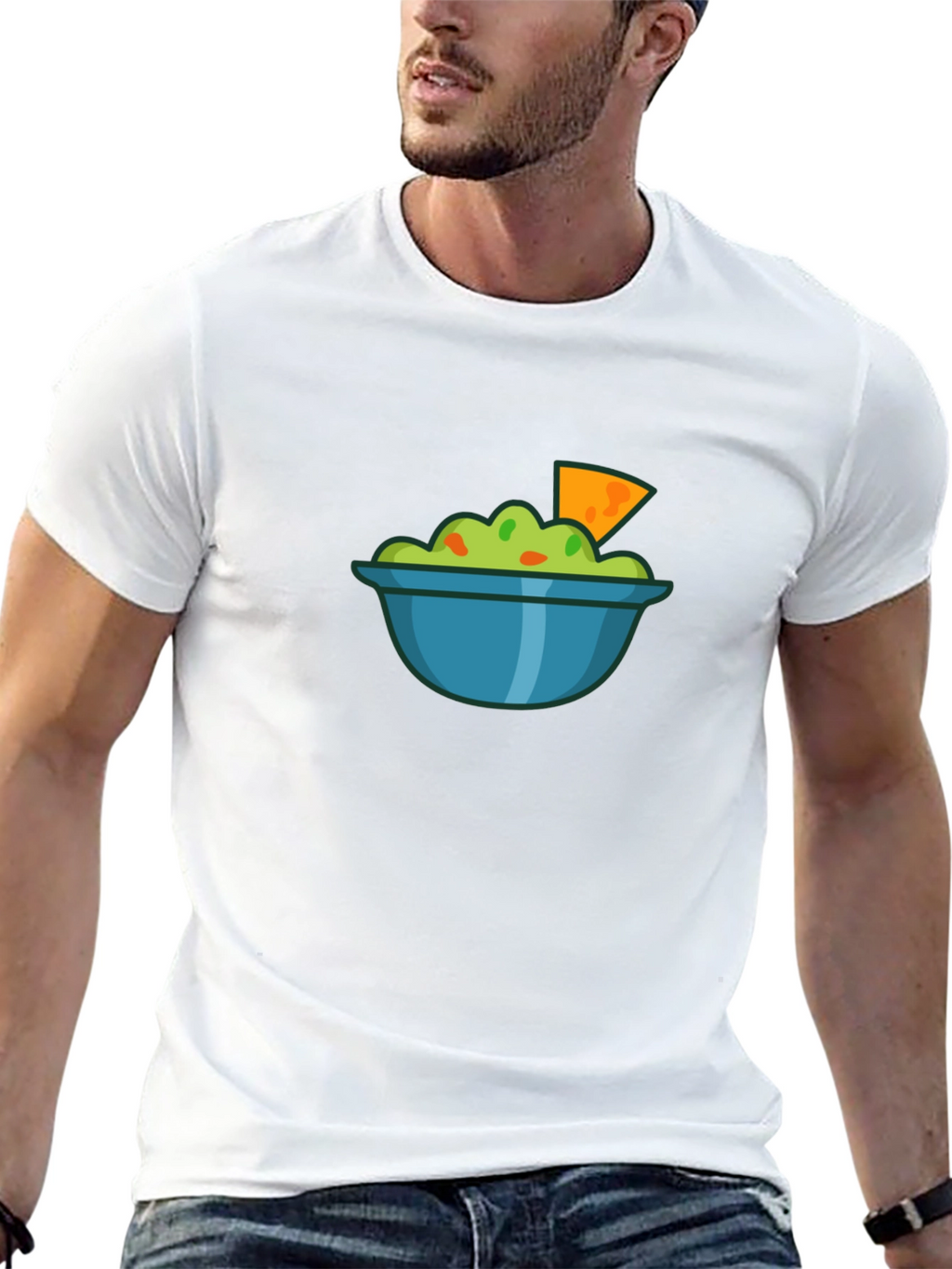 Guacamole Bowl Graphic T-Shirt - Casual Comfort