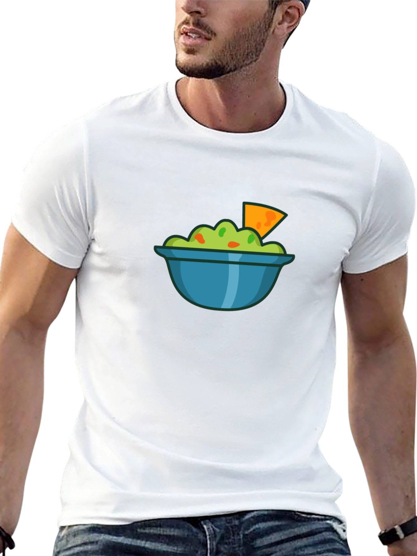 Guacamole Bowl Graphic T-Shirt - Casual Comfort