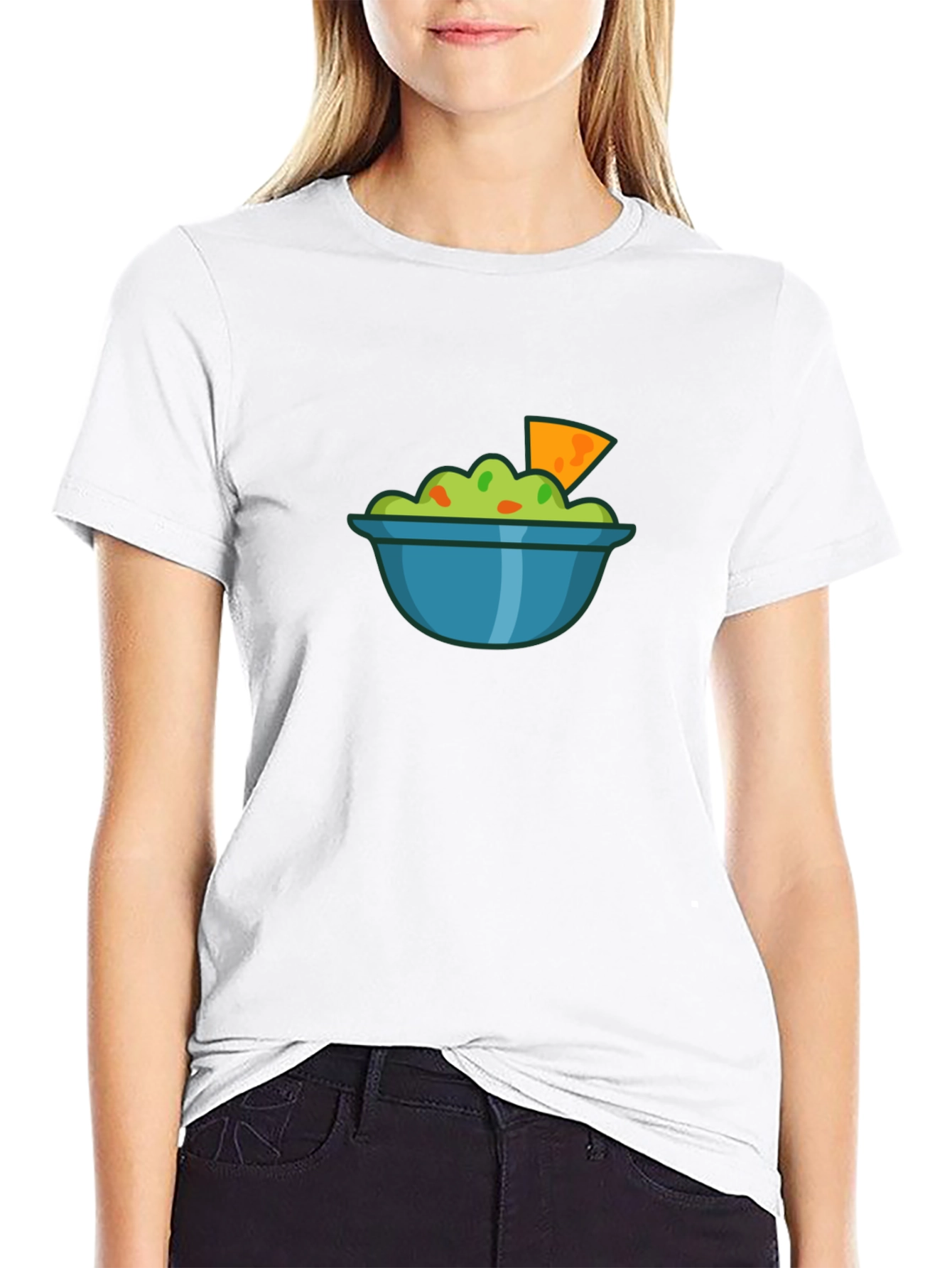 Guacamole Bowl Graphic T-Shirt - Casual Comfort