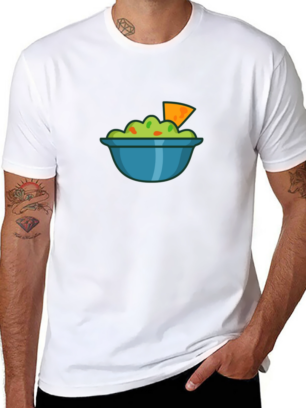 Guacamole Bowl Graphic T-Shirt - Casual Comfort