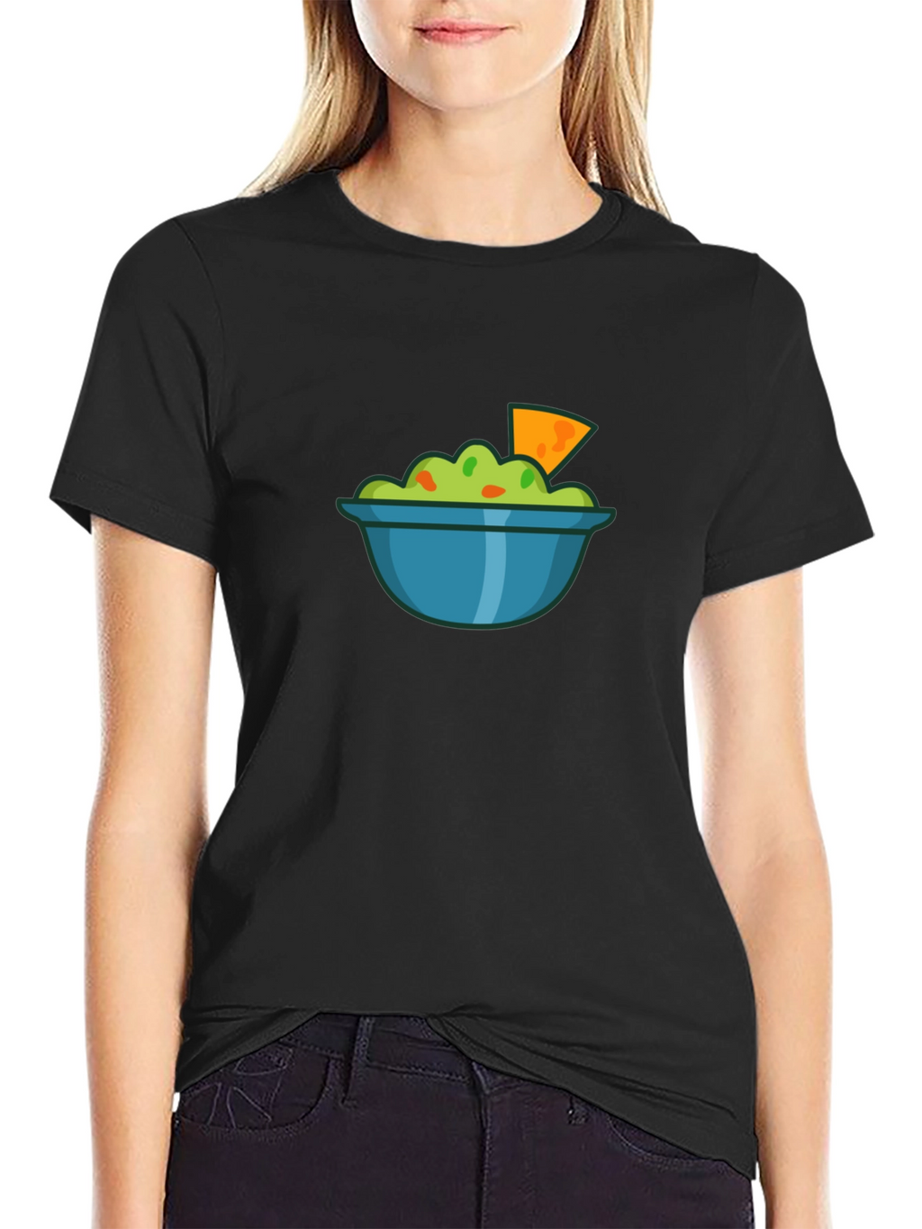 Guacamole Bowl Graphic T-Shirt - Casual Comfort