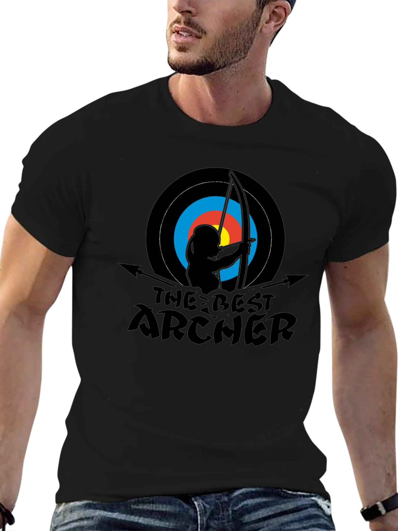 The Best Archer T-Shirt - Archery Target Bow Arrow