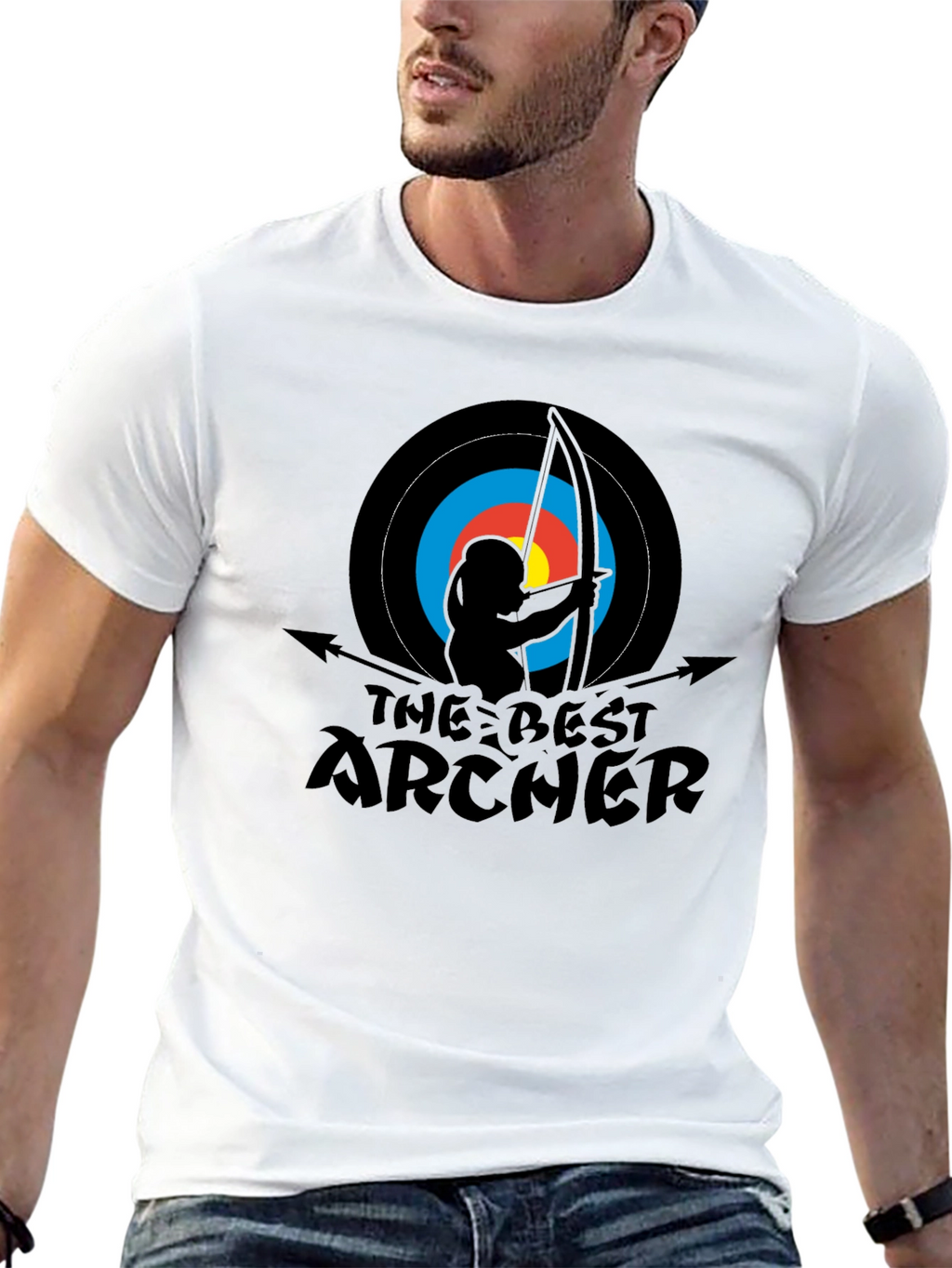 The Best Archer T-Shirt - Archery Target Bow Arrow