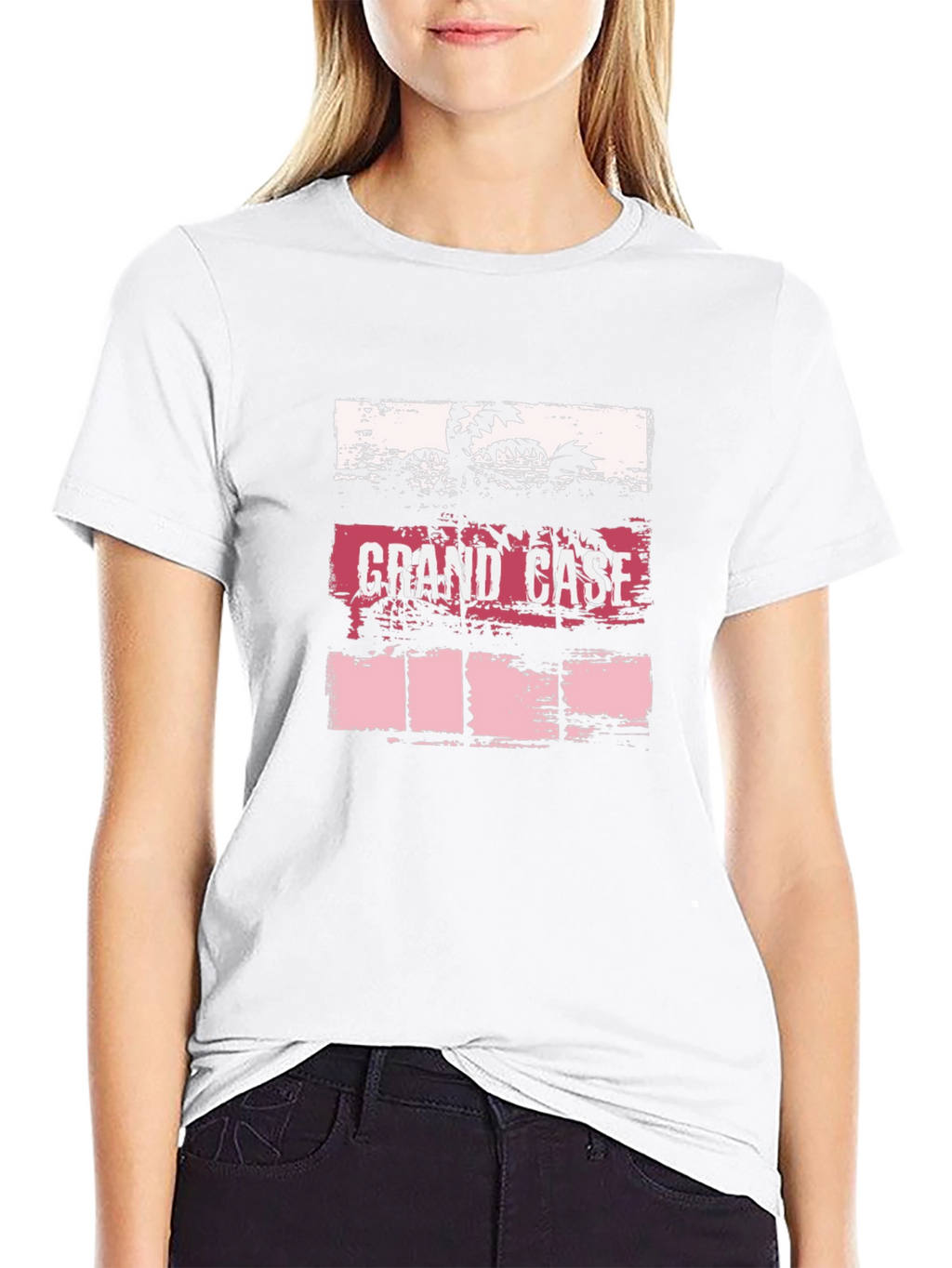 Grand Case Palm Tree Graphic T-Shirt