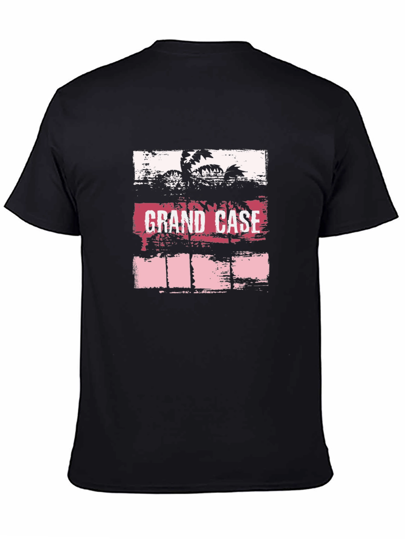Grand Case Palm Tree Graphic T-Shirt