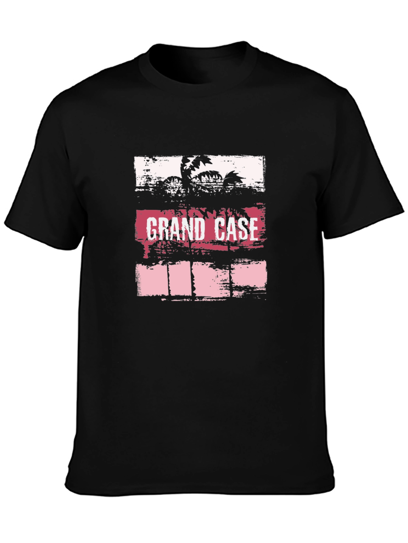Grand Case Palm Tree Graphic T-Shirt