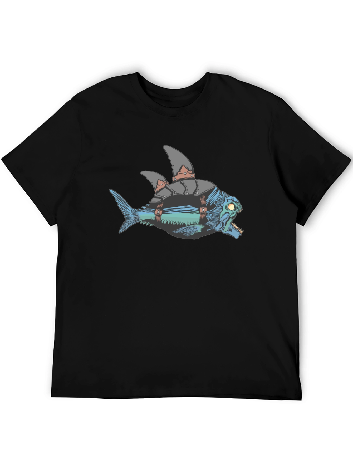 Armored Fish Graphic Tee