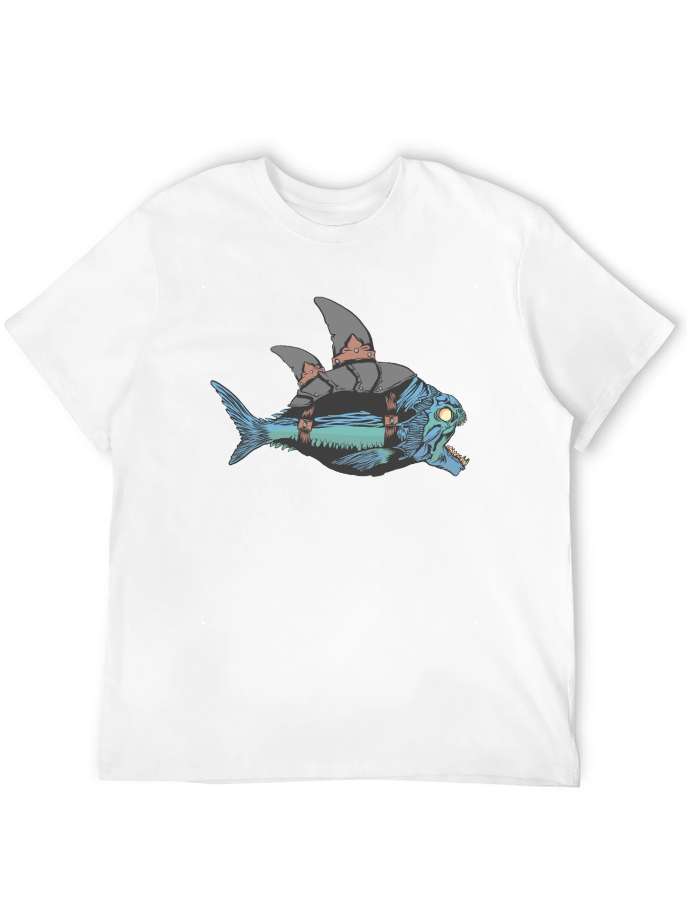 Armored Fish Graphic Tee