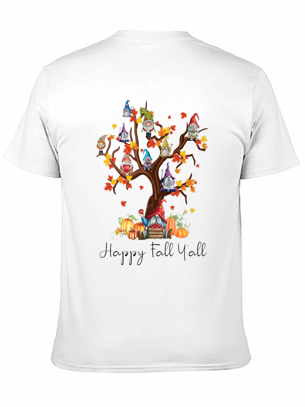 Fall Gnomes Tree T-Shirt - Happy Fall Yall