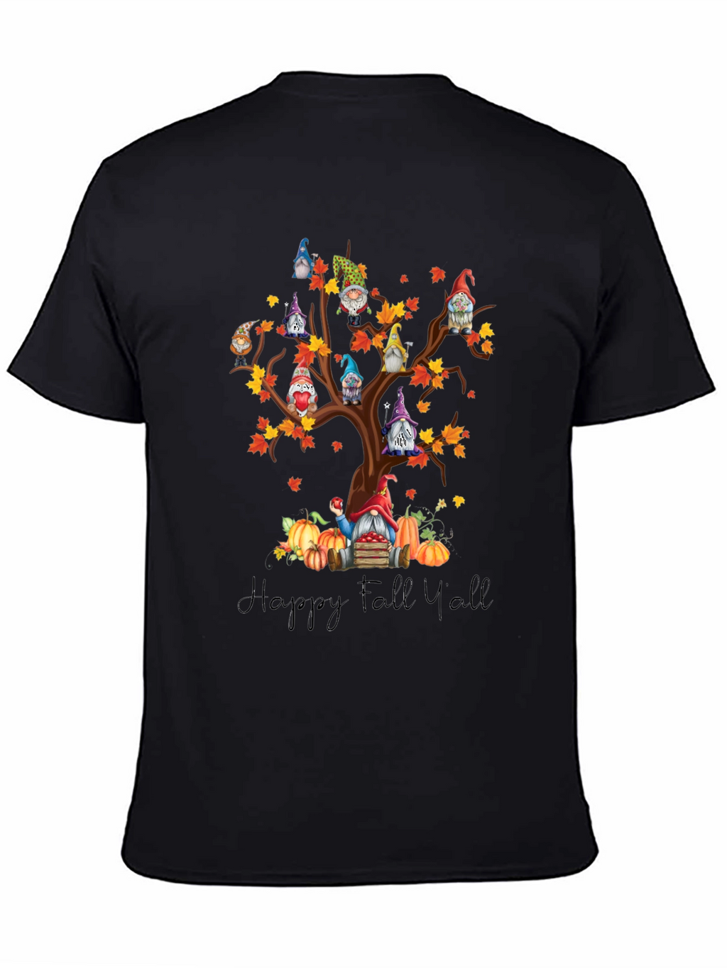 Fall Gnomes Tree T-Shirt - Happy Fall Yall