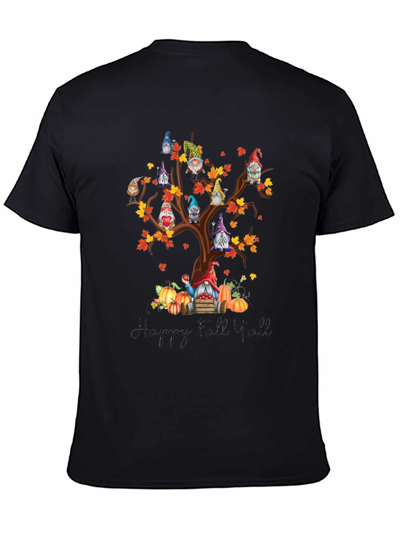 Fall Gnomes Tree T-Shirt - Happy Fall Yall