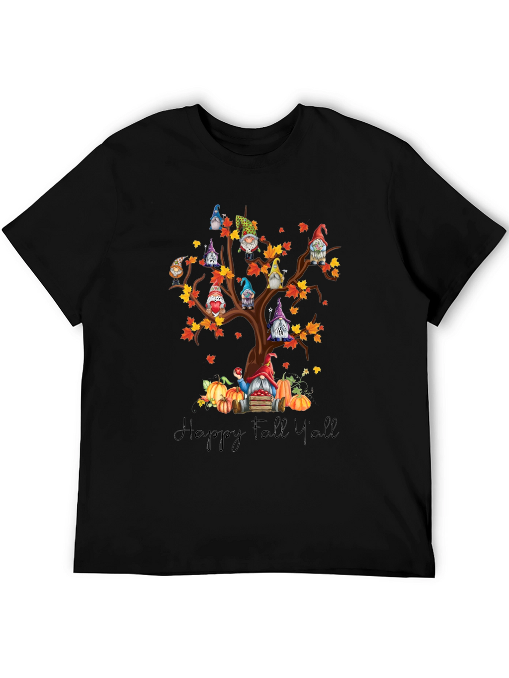 Fall Gnomes Tree T-Shirt - Happy Fall Yall