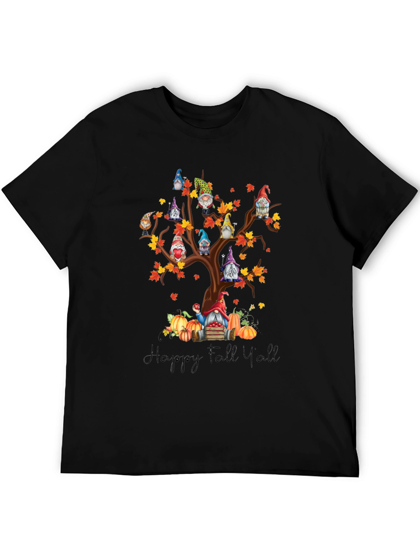 Fall Gnomes Tree T-Shirt - Happy Fall Yall
