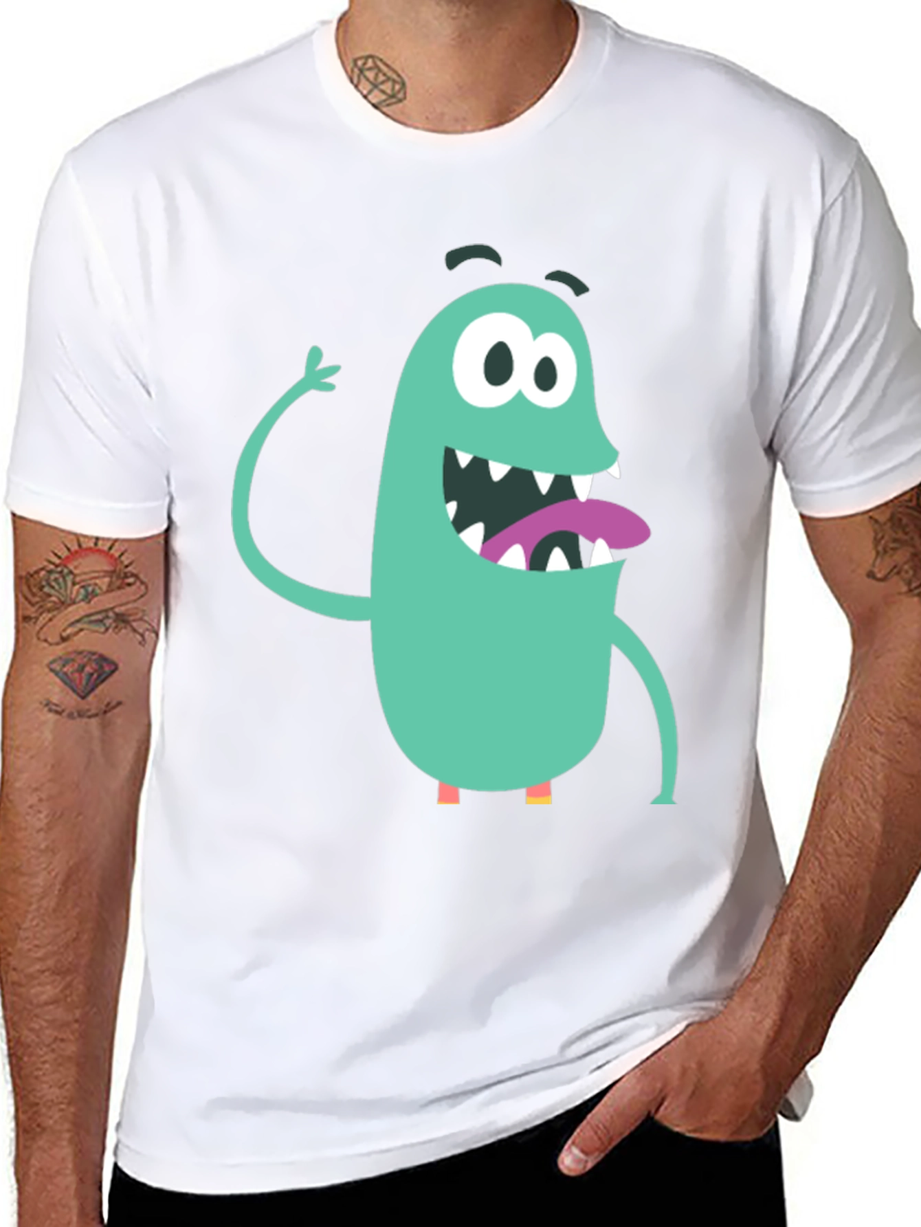 Monster Graphic T-Shirt - Fun Cartoon Design