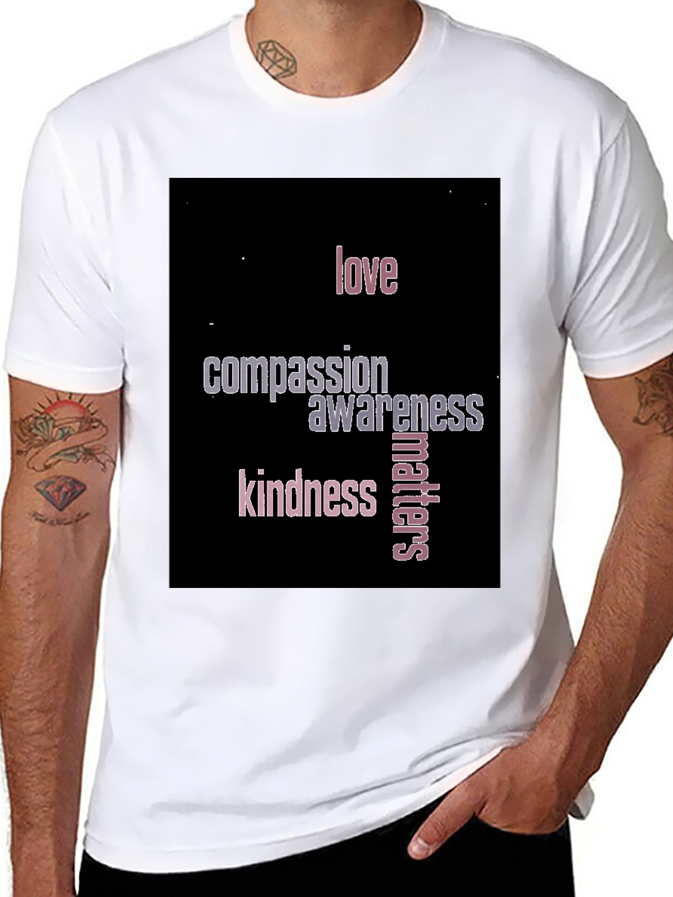 Love Compassion Awareness & Kindness T-Shirt