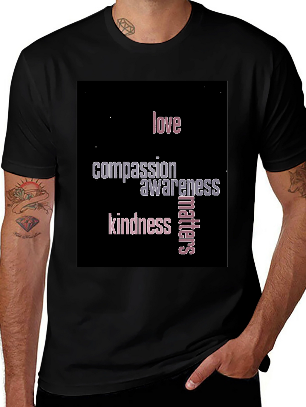 Love Compassion Awareness & Kindness T-Shirt