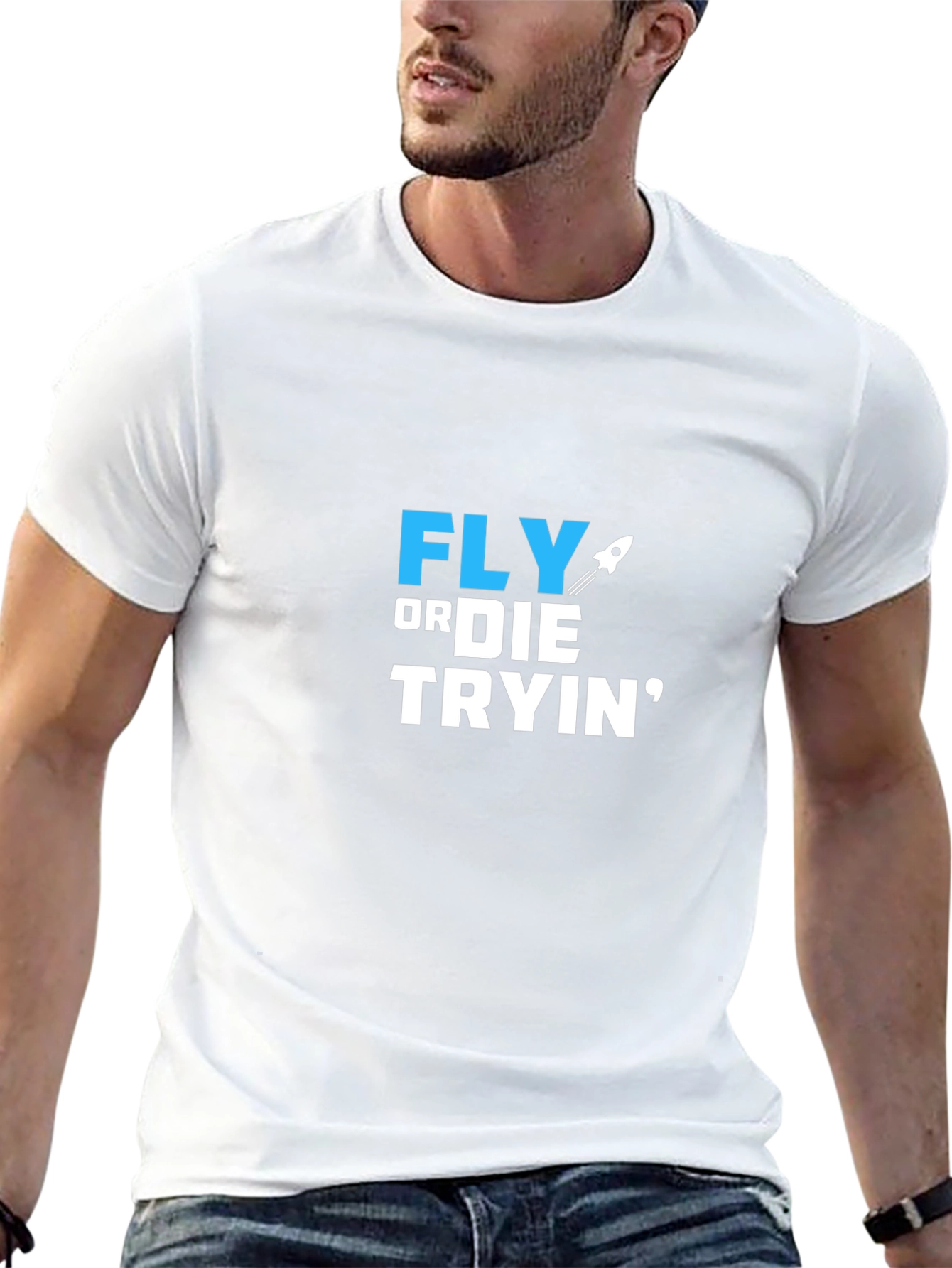 Fly or Die Tryin Graphic T-Shirt