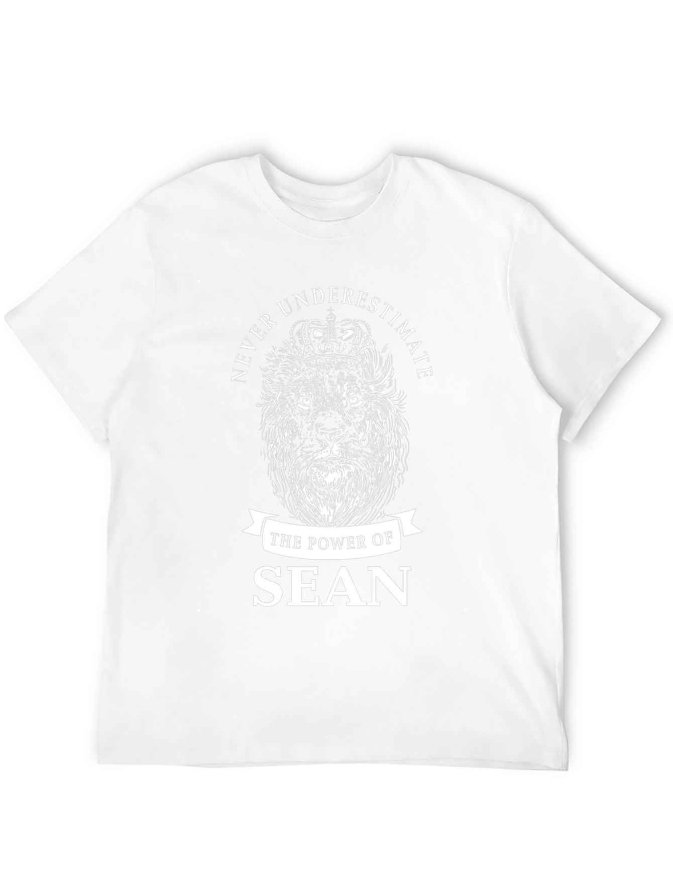 Sean Power Lion Black Graphic Tee