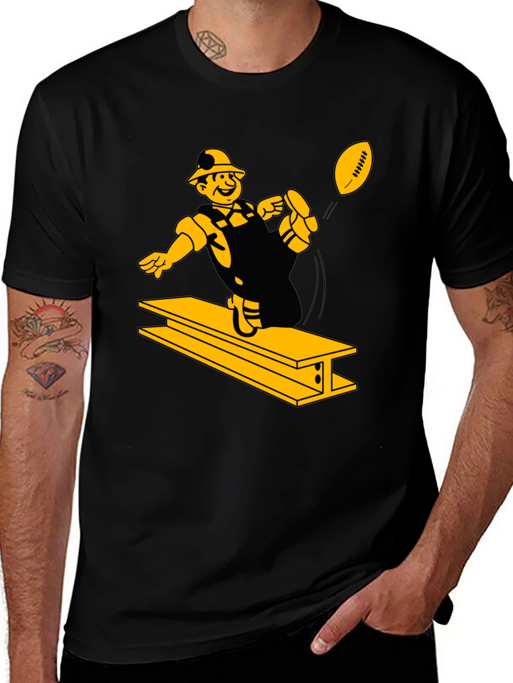 Pittsburgh Steelers Inspired Graphic T-Shirt