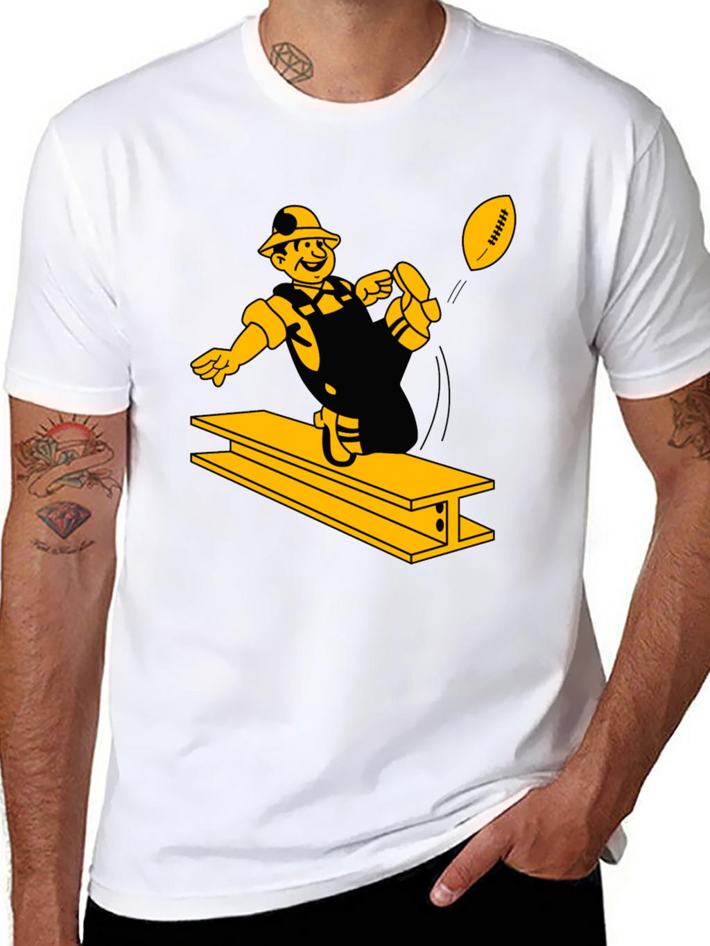 Pittsburgh Steelers Inspired Graphic T-Shirt