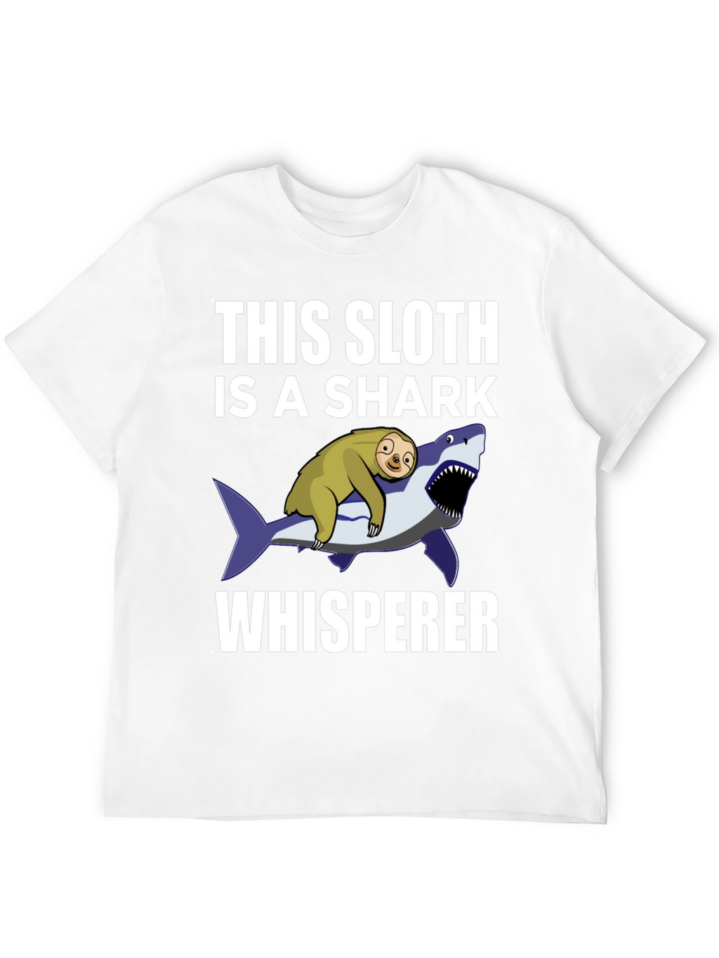 Sloth Shark Whisperer Graphic Tee