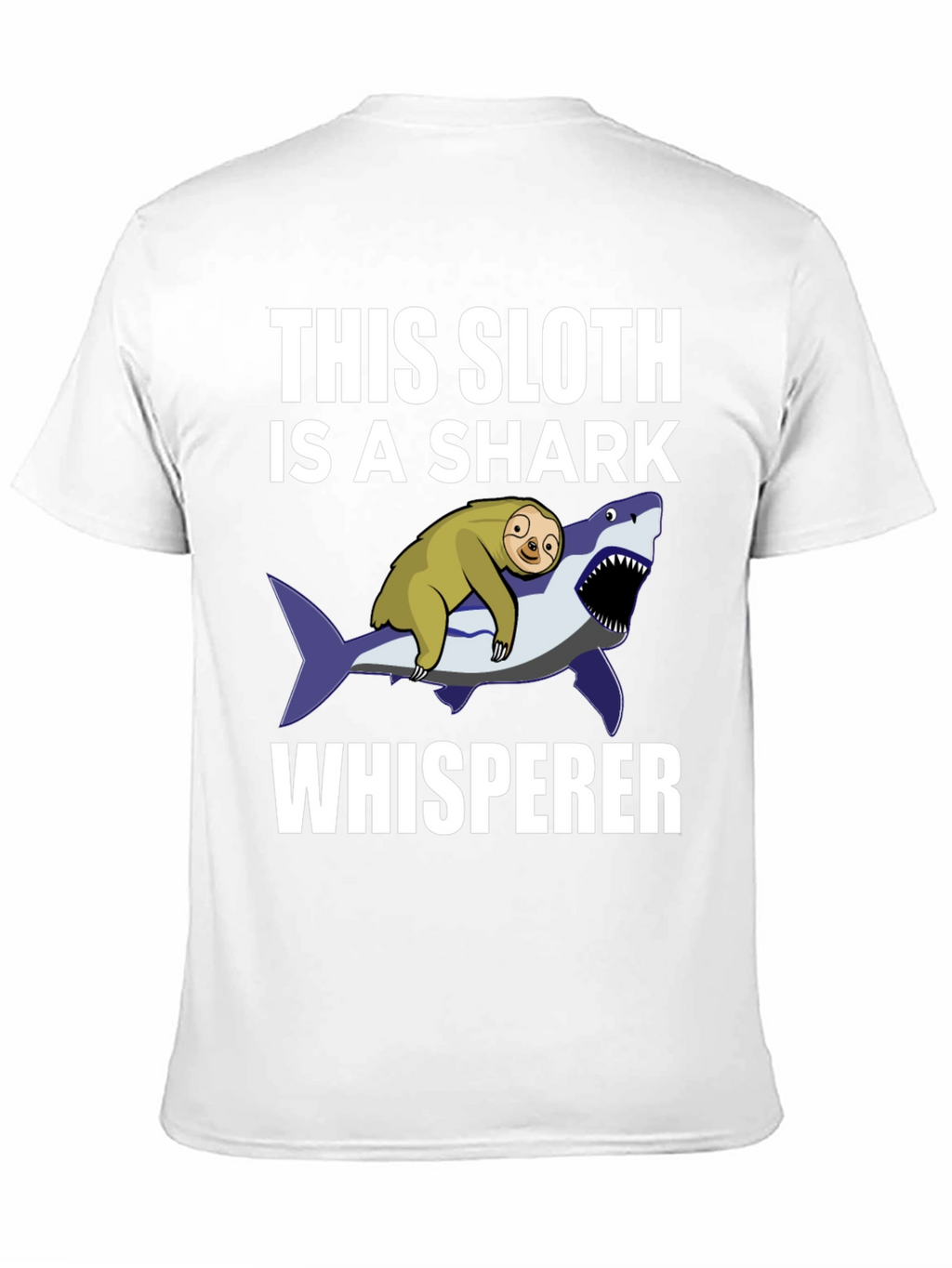 Sloth Shark Whisperer Graphic Tee
