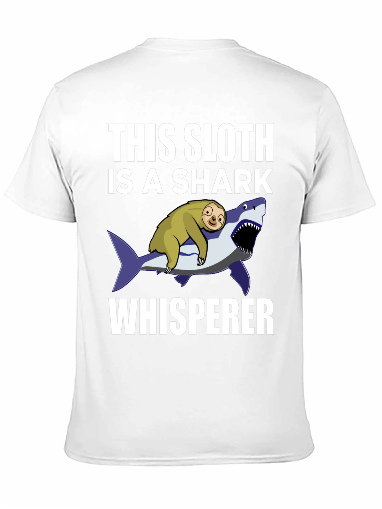 Sloth Shark Whisperer Graphic Tee