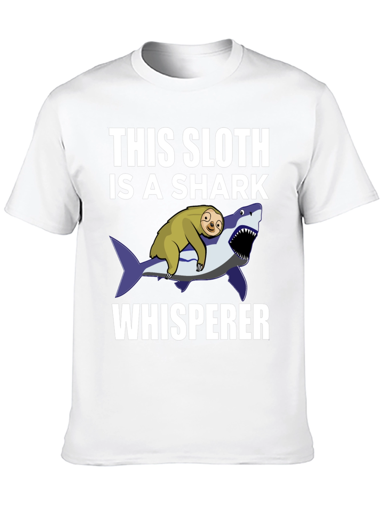 Sloth Shark Whisperer Graphic Tee