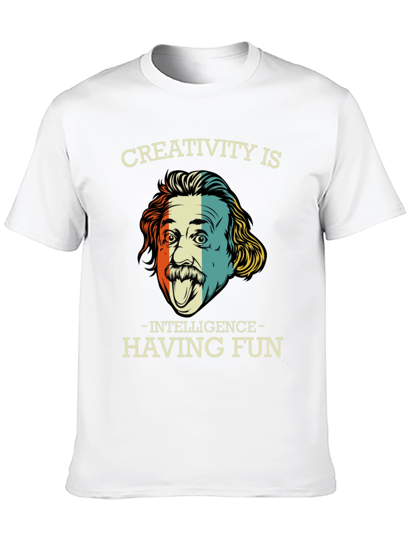 Creativity is Intelligence Funny Graphic T-Shirt