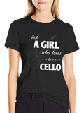 Just A Girl Who Loves Her Cello T-Shirt
