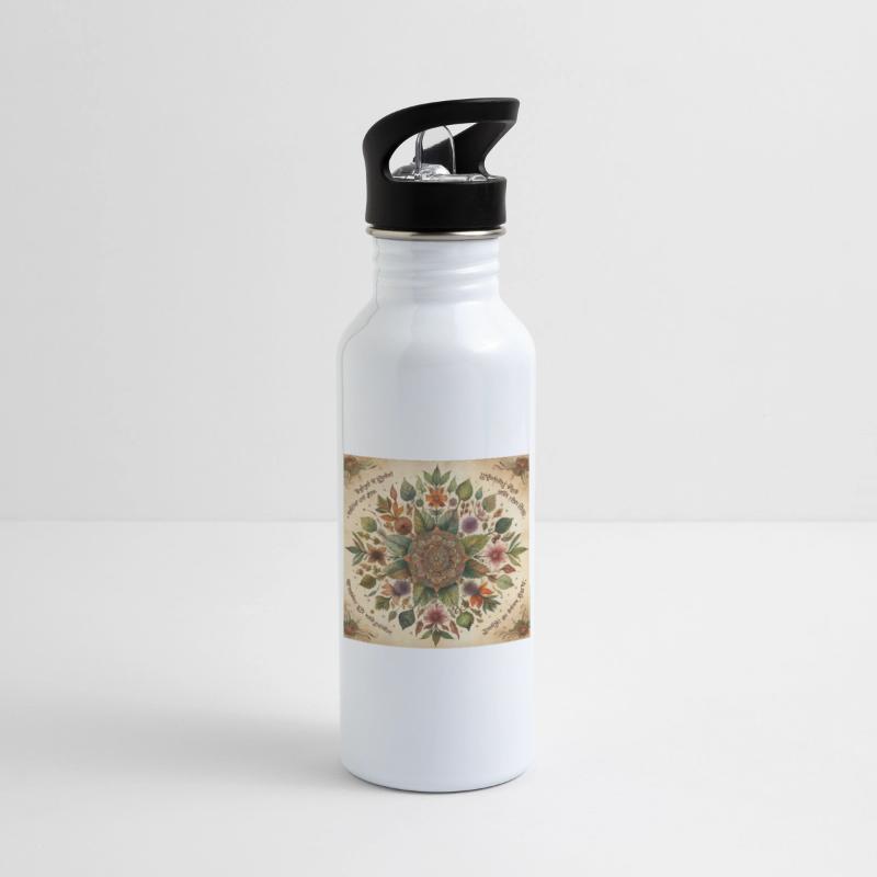 Floral Mandala with Sanskrit Inscriptions