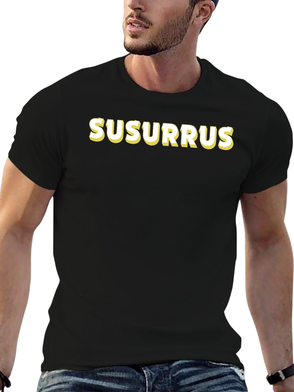 Susurrus Black T-Shirt - Whispering Style