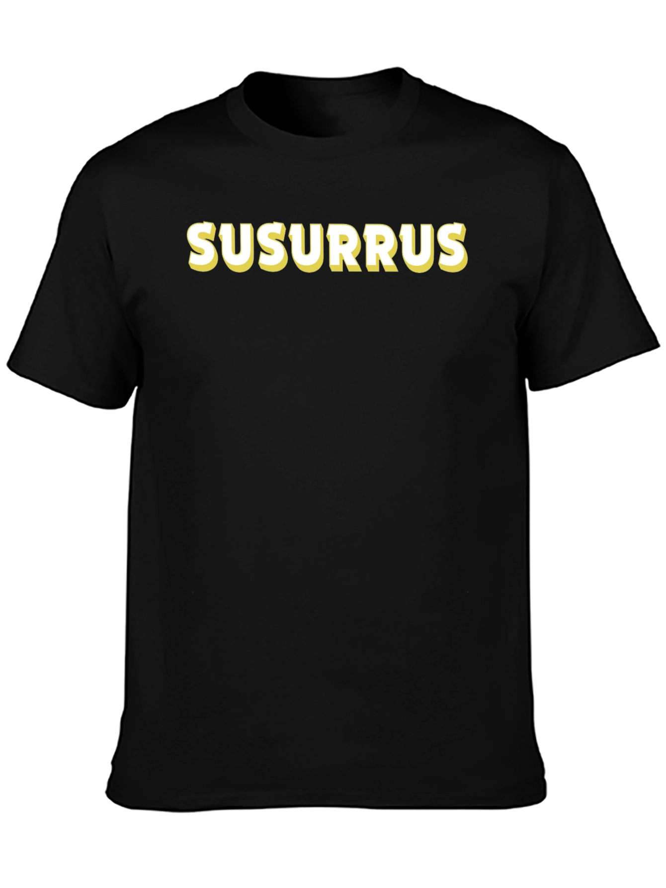 Susurrus Black T-Shirt - Whispering Style