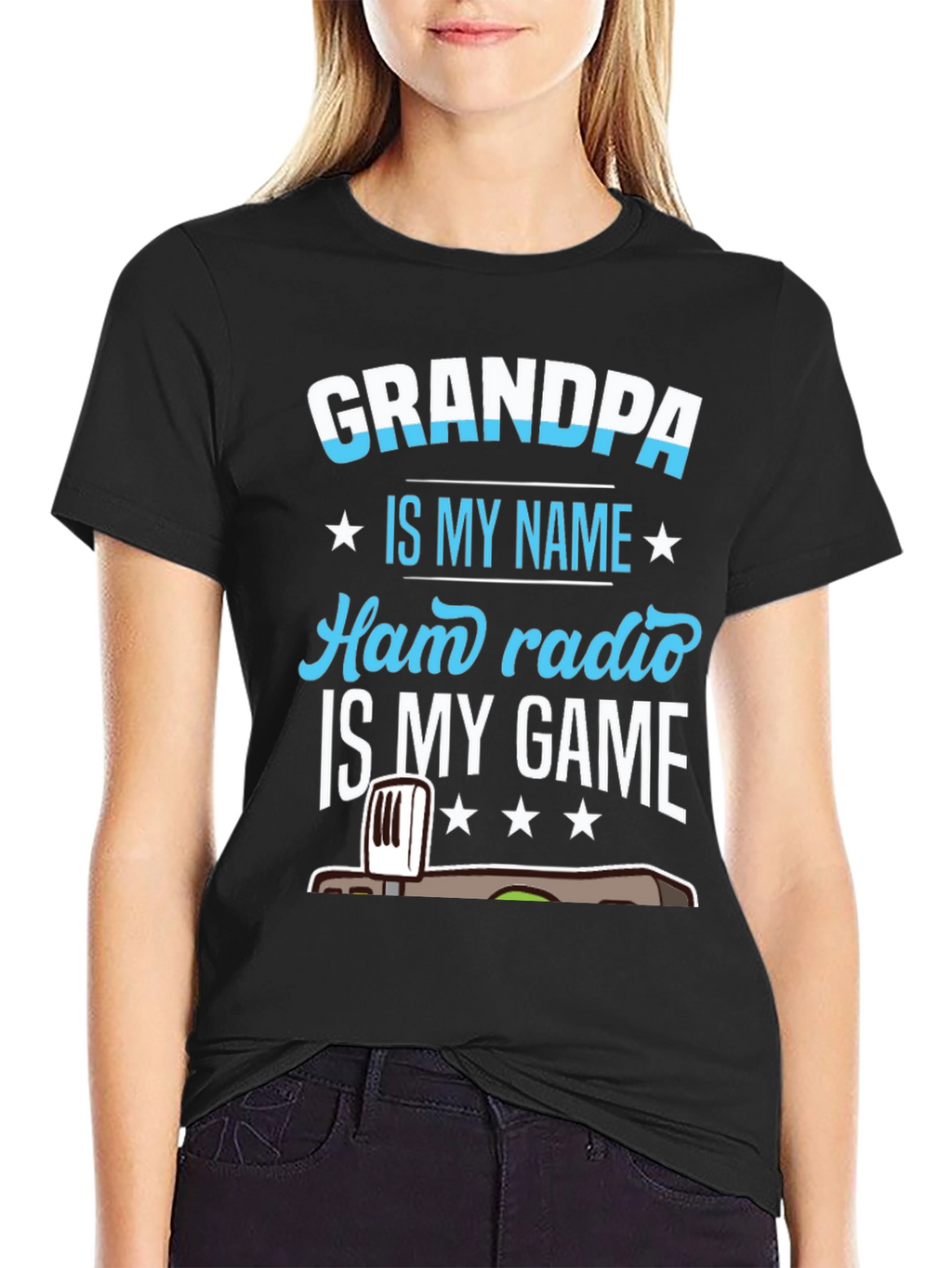 Grandpa Ham Radio Gamer T-Shirt