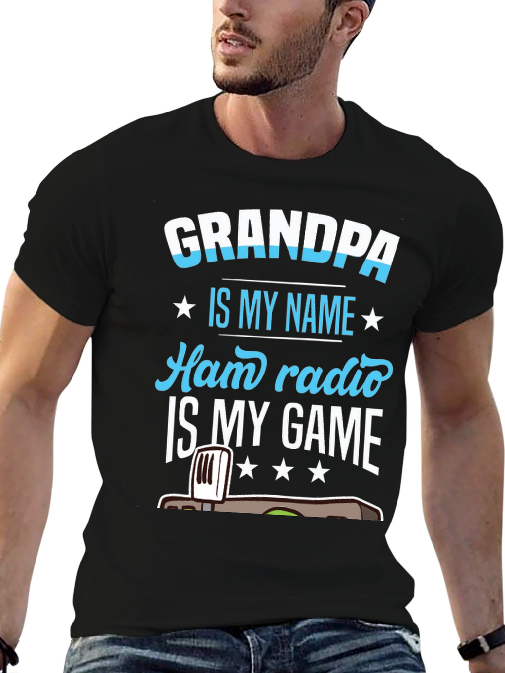 Grandpa Ham Radio Gamer T-Shirt