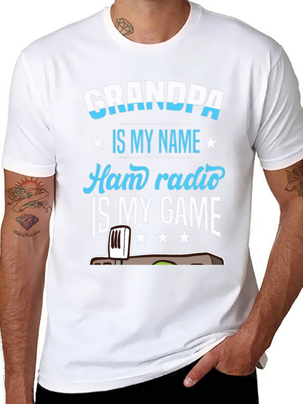 Grandpa Ham Radio Gamer T-Shirt