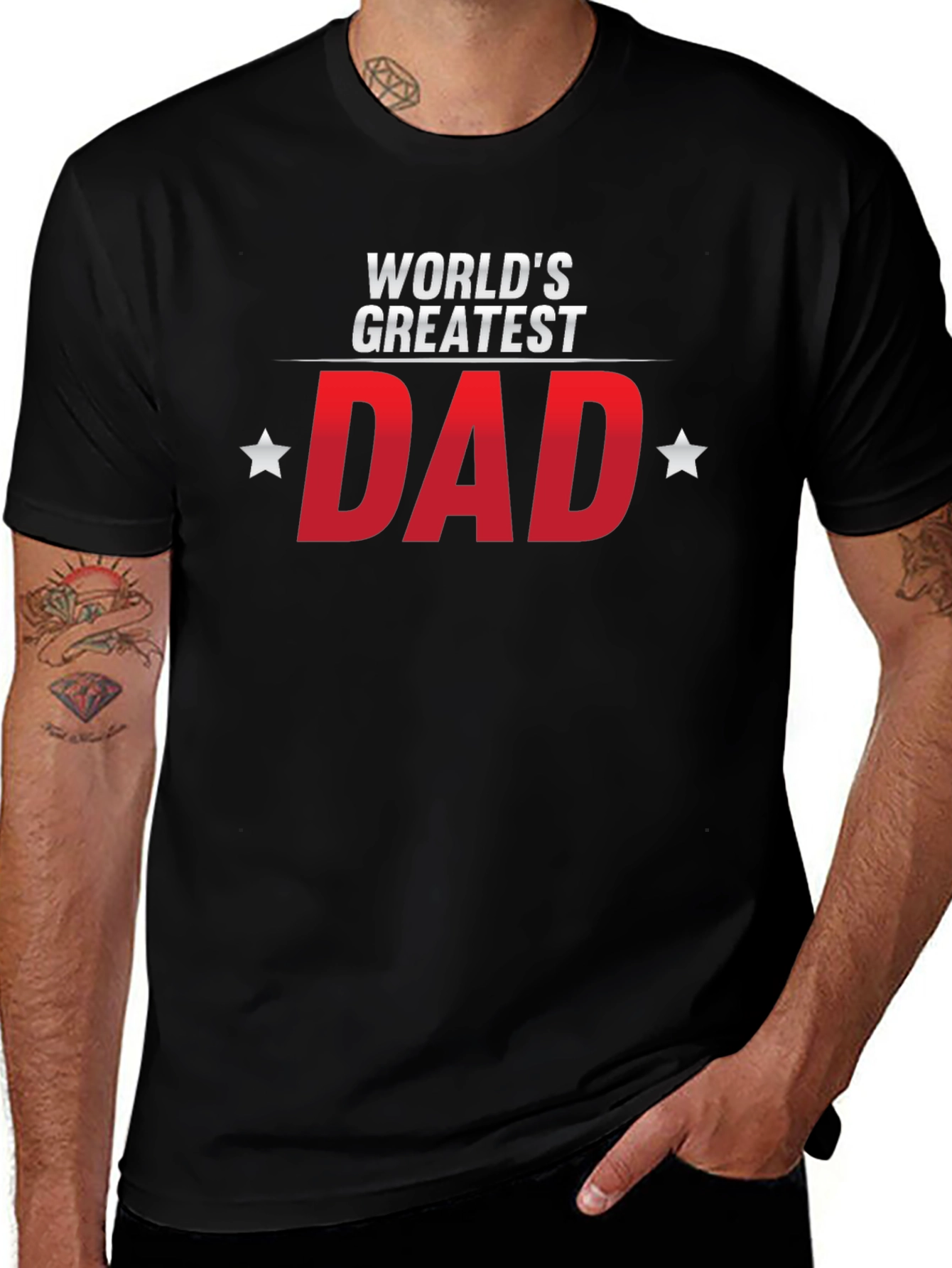 Worlds Greatest Dad T-Shirt - Perfect Fathers Day Gift