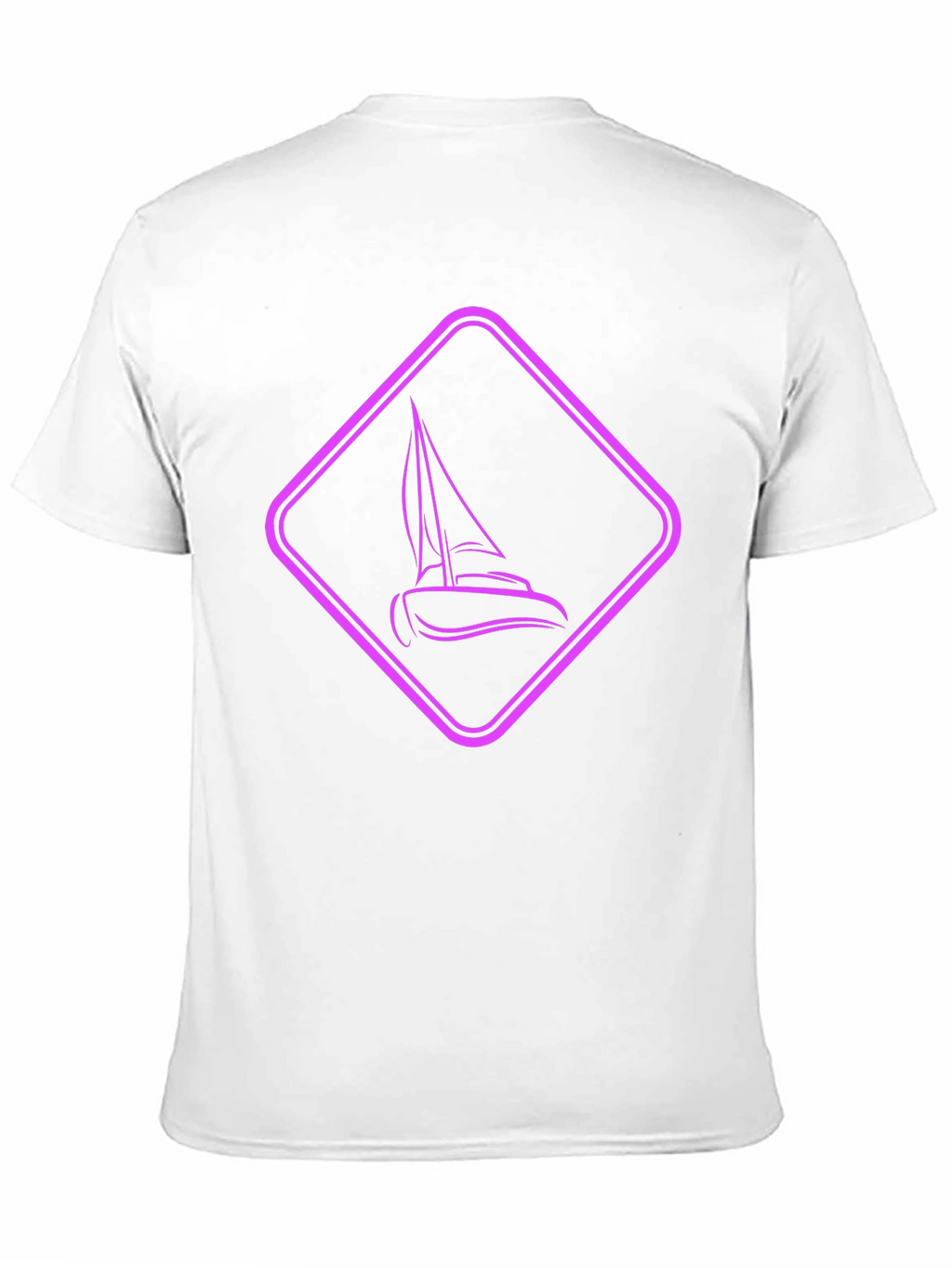 Sailboat Graphic Tee - Modern Black Shirt