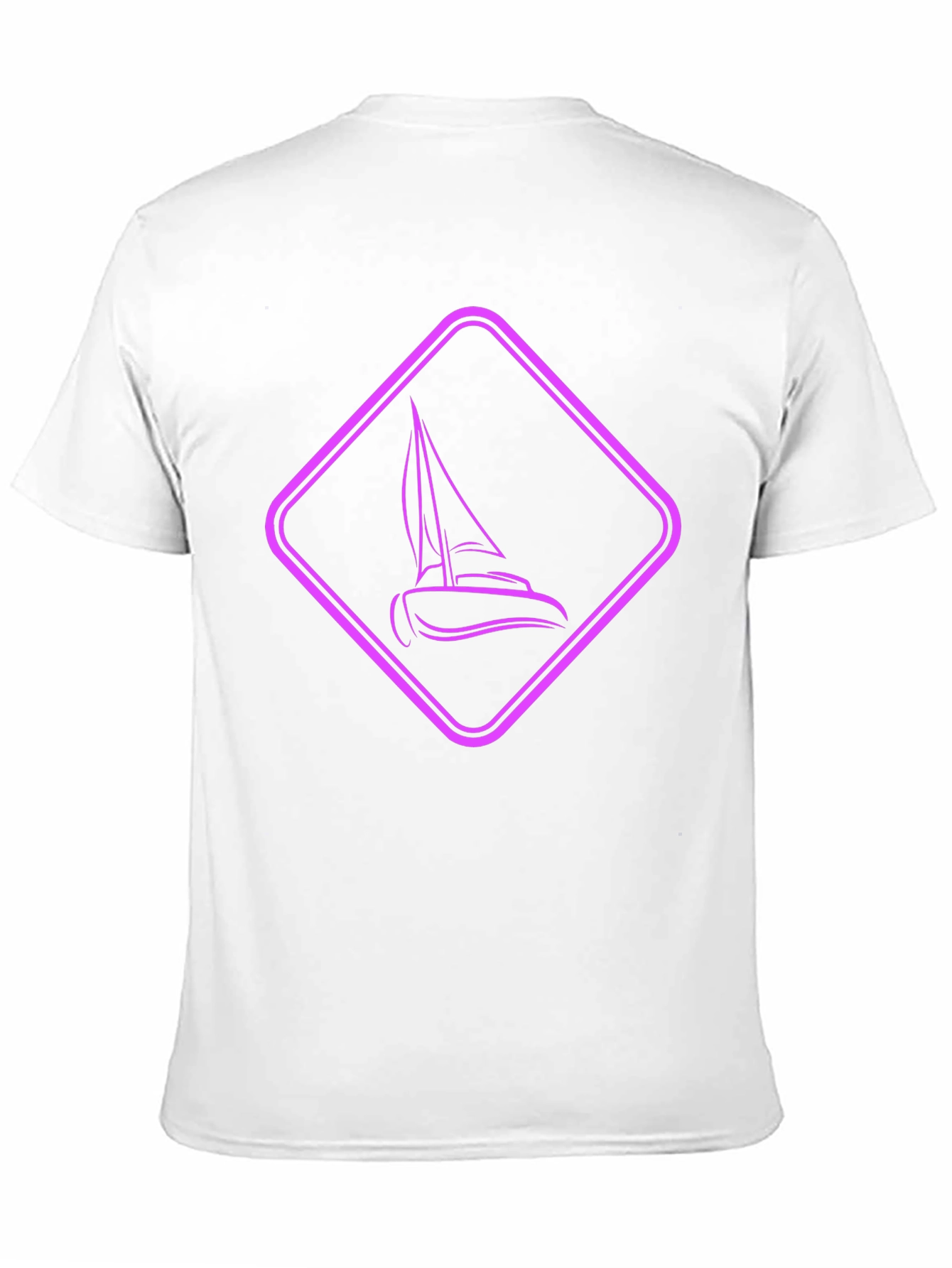 Sailboat Graphic Tee - Modern Black Shirt