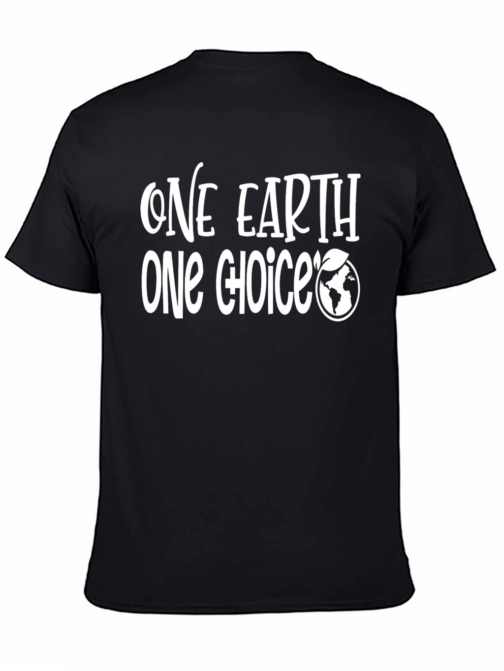 One Earth One Choice Graphic Tee - Eco-Friendly T-Shirt