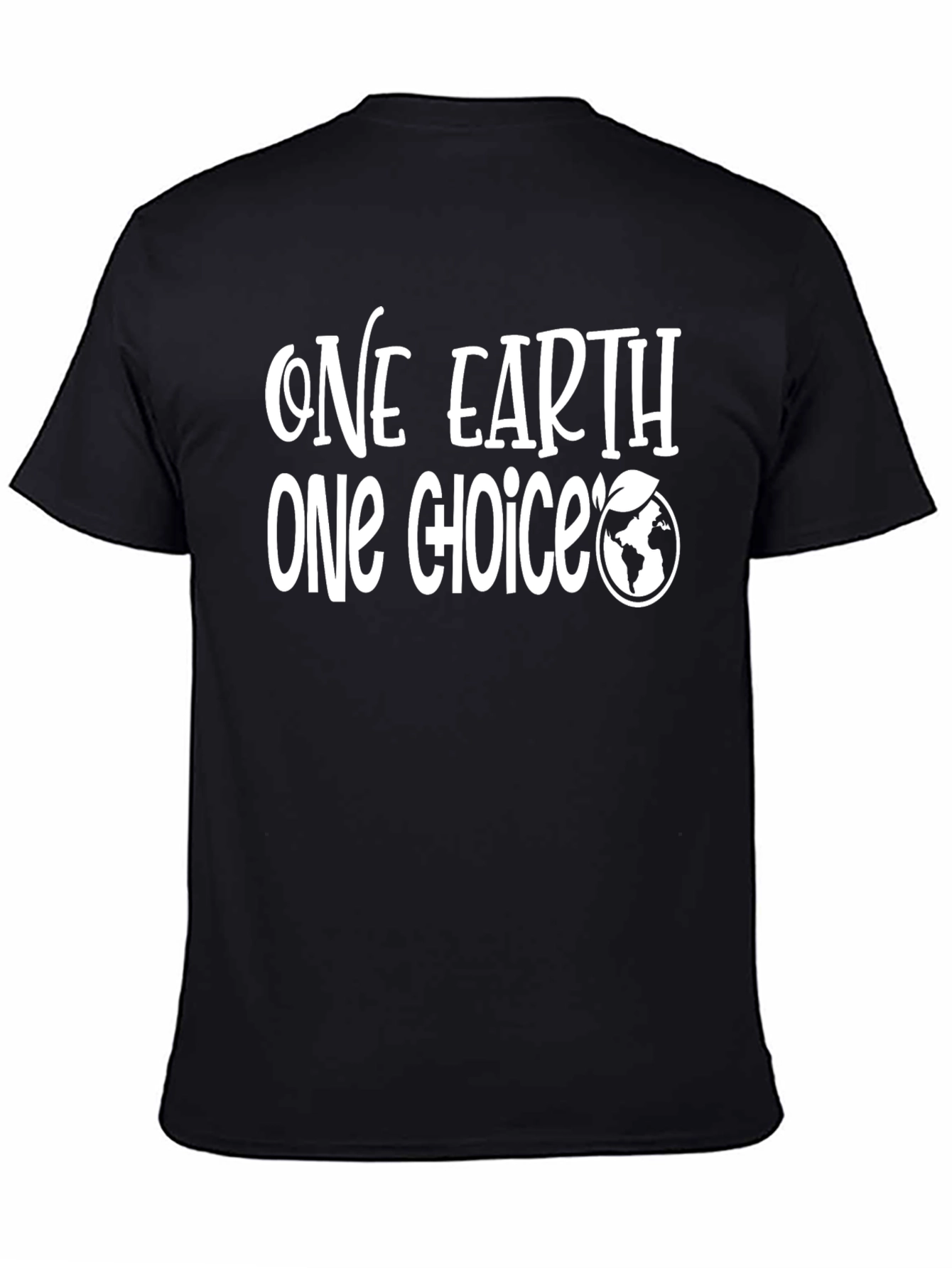 One Earth One Choice Graphic Tee - Eco-Friendly T-Shirt
