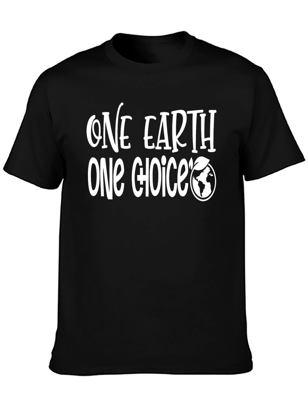 One Earth One Choice Graphic Tee - Eco-Friendly T-Shirt