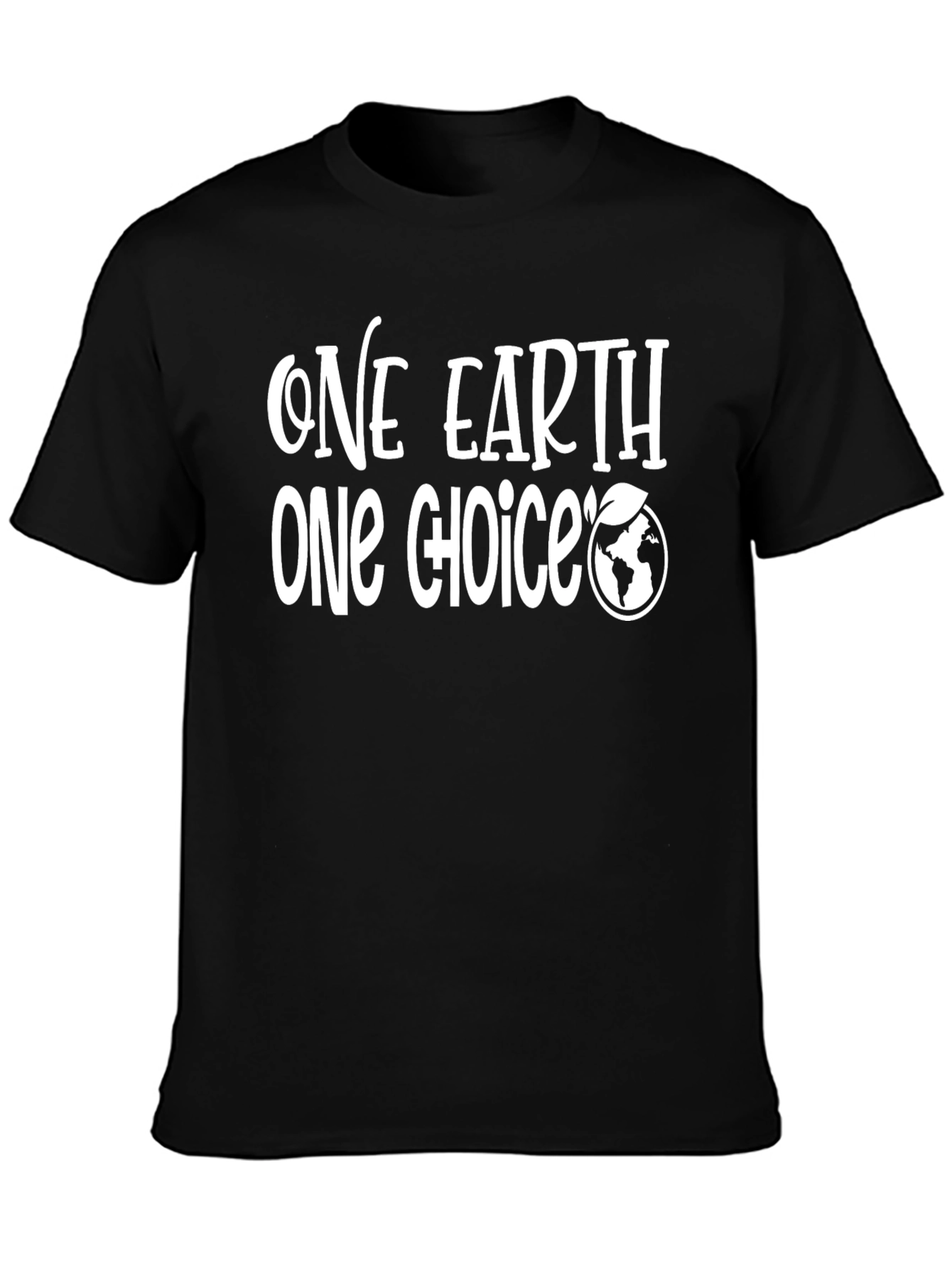 One Earth One Choice Graphic Tee - Eco-Friendly T-Shirt